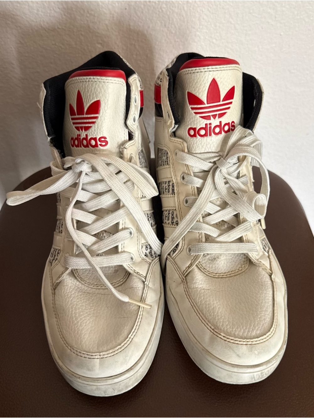 adidas Hard Court High 'Transmission Pack' Cloud White Core Black Men's size 11